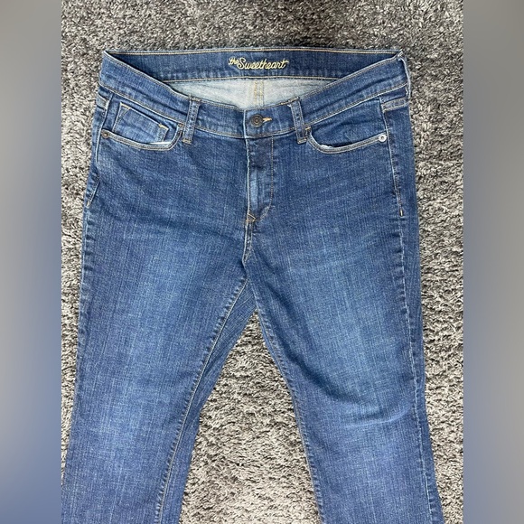 Old Navy Sweetheart mid rise blue denim jeans women’s size 10 Short - Picture 3 of 16